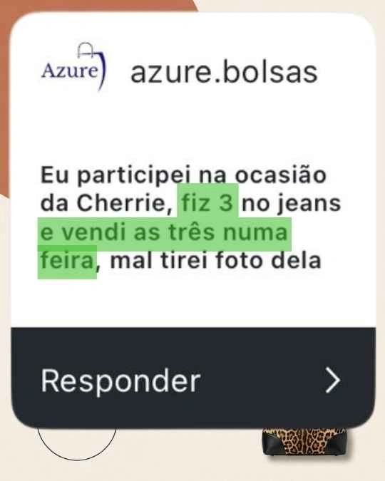 Depoimento 1 de aluna do Workshop Bolsa Alma