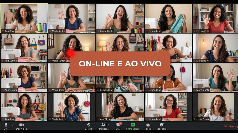 Encontro ao vivo e on-line com as participantes do Workshop Bolsa Alma